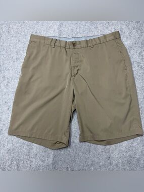 Men’s Dry Fit Nike Golf Standard Fit Khaki/Tan Chino Athletic Shorts Size 36